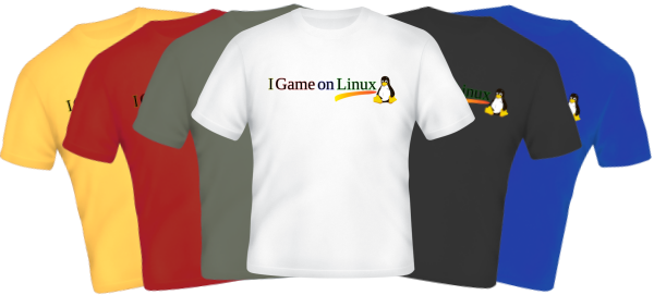 I Game on Linux! Shirts